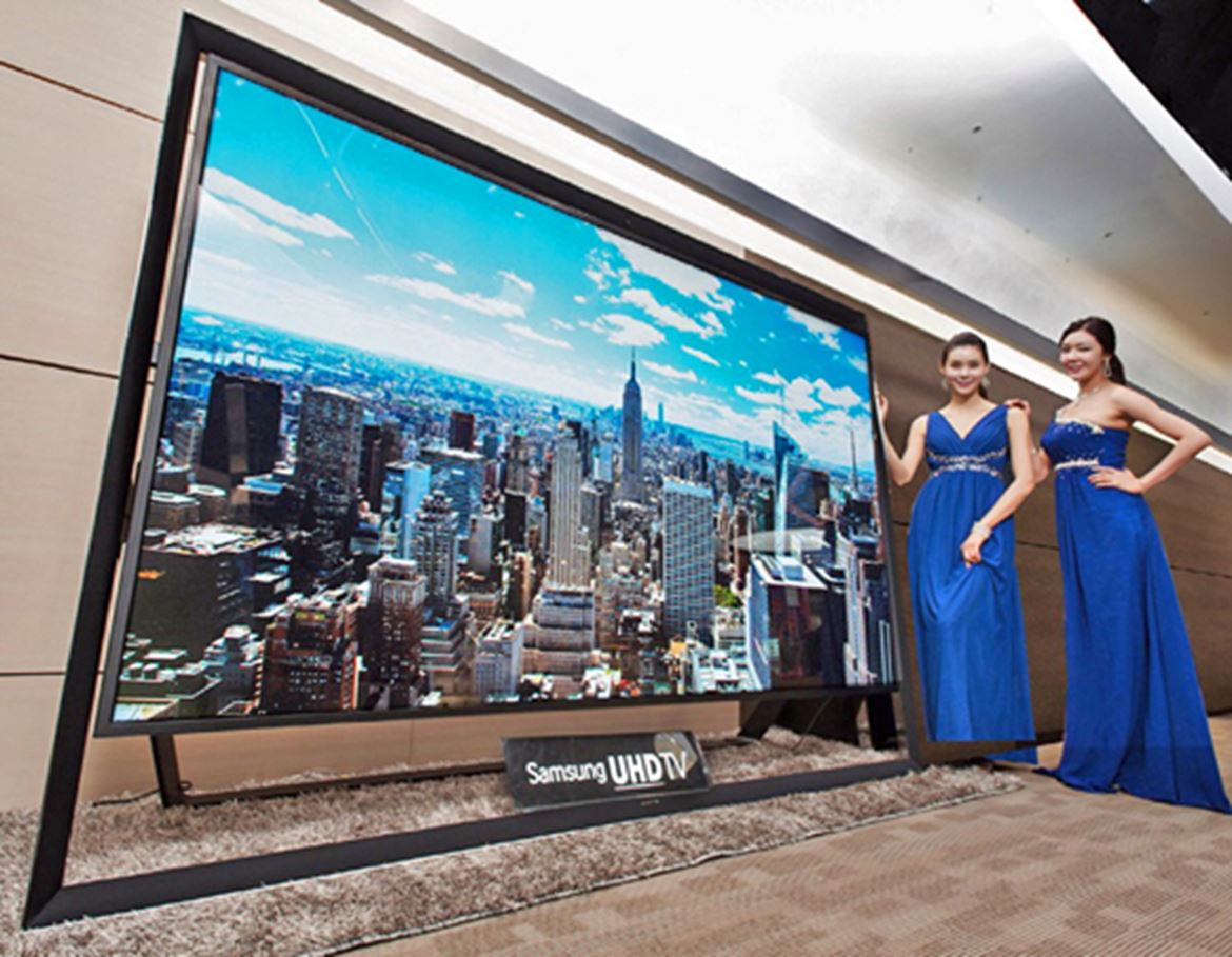 Samsung 4k 110, maior ecrã 4K do mundo (foto Samsung)
