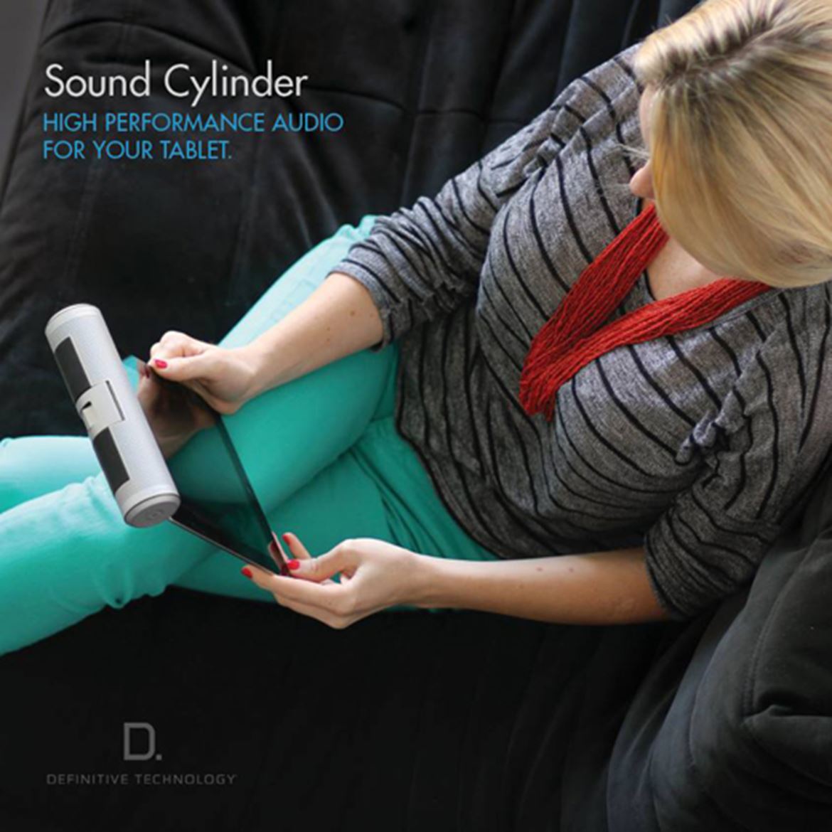 Definitive Technology Sound Cylinder para iPad, uma solução à qual não auguro grande futuro