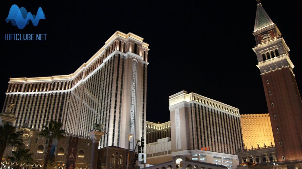 Hotel Venetian, Las Vegas, palco do high performance audio