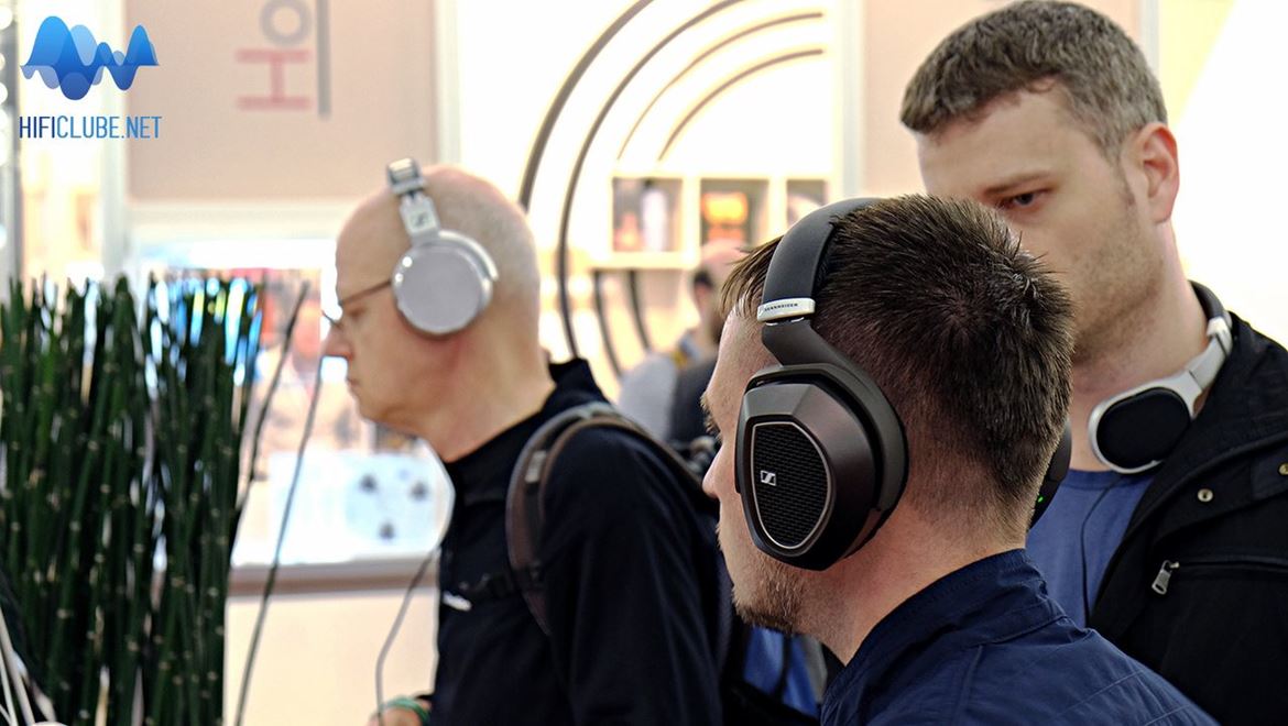 Sennheiser, o stand estava sempre muito concorrido, sendo uma marca de grande prestígio junto dos audiófilos