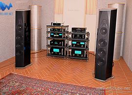 WOM 2016 - Sistema McIntosh/Sonus faber Lilium em demonstração activa numa sala do Hotel Castilo, Forte Village, Sardenha