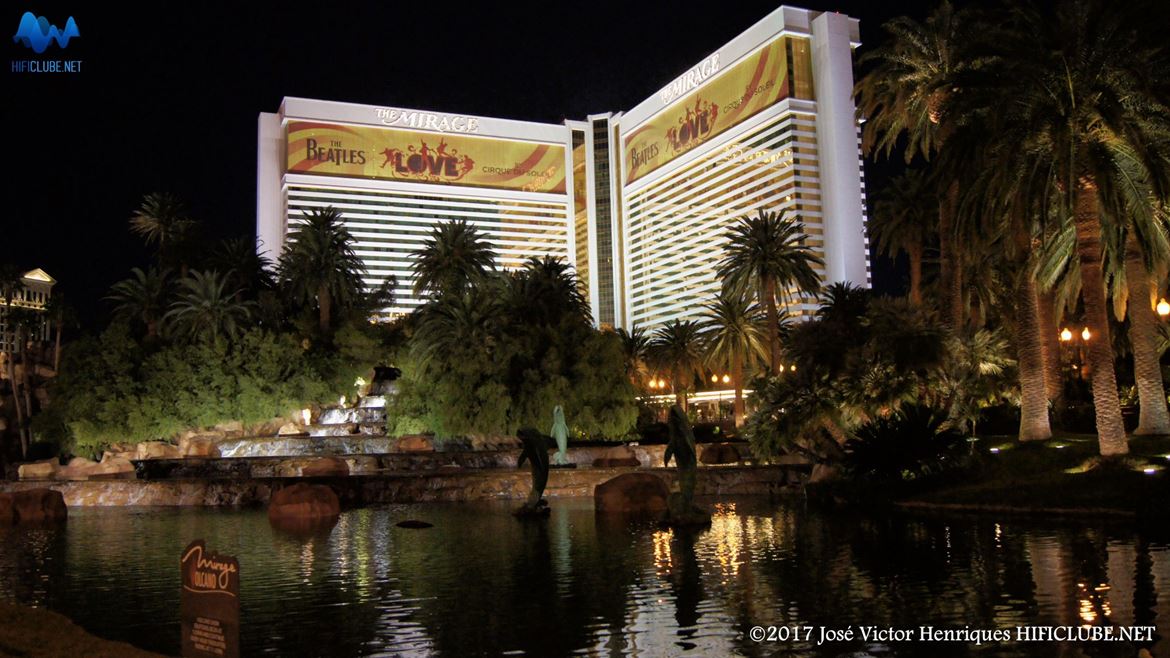 Hotel Mirage, Las Vegas, palco do espectáculo 'Love' pelo Cirque Du Soleil, com música dos Beatles
