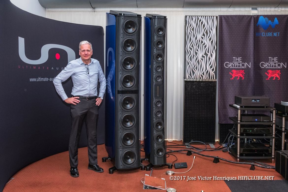 Valdemar Borsting, 'chairman' da Gryphon Audio Designs APS, esteve presente na Ultimate Session-2017